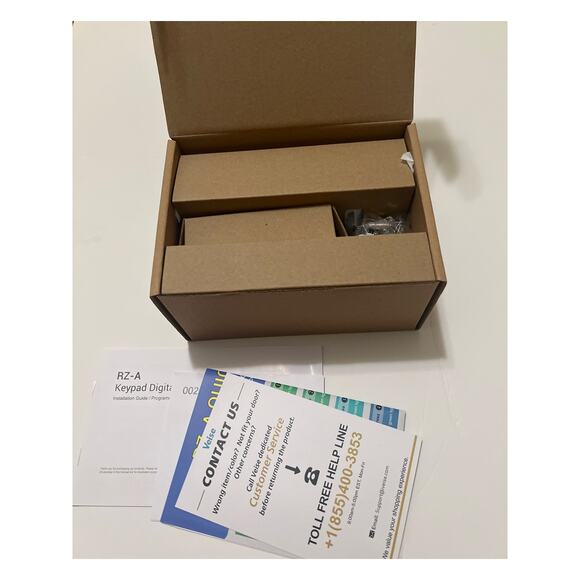 Veise RZ-A Keypad Digital Deadbolt Keyless Entry Door Lock in Satin Nickel New - Picture 9 of 9